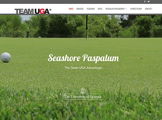 Team UGA launches new seashore paspalum resource 