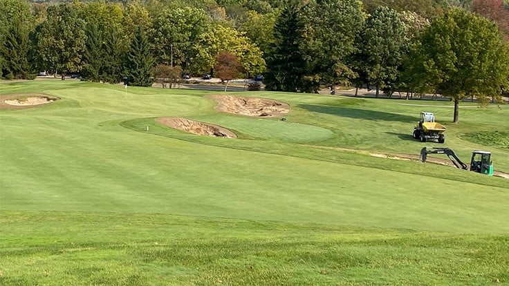 Bunker enhancement commences on renamed course at Firestone Country Club