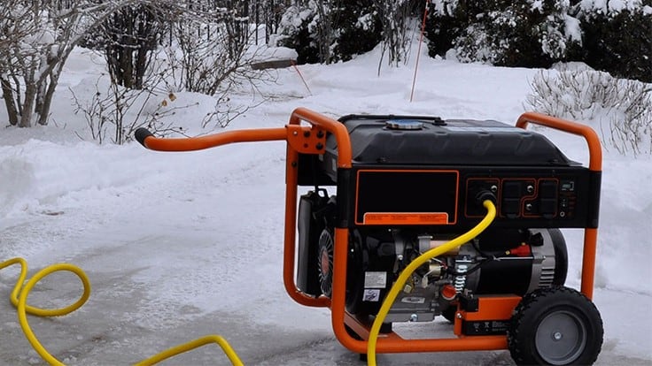 Generator usage, winter and safety 