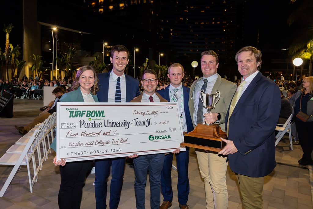 Purdue captures 2022 GCSAA Collegiate Turf Bowl title 