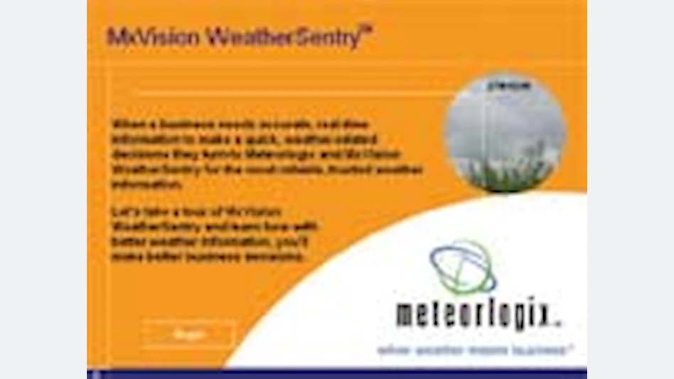 MxVision WeatherSentry Turf Edition weather service - Golf Course Industry