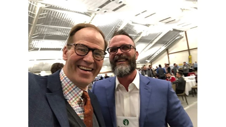 GCI editorial director Pat Jones and Granite Golf Club superintendent Phil Scully.