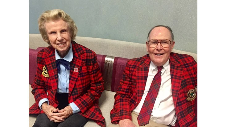 Alice Dye, ASGCA, and her husband, Pete, ASGCA