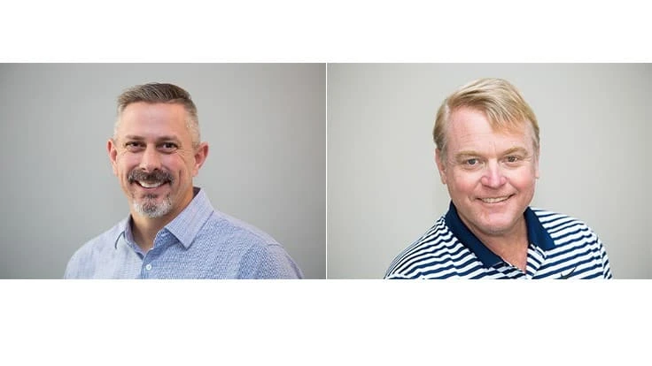 Daniel McCann, left, and Barry Bennett will help integrate the Redox line into the Aquatrols portfolio.