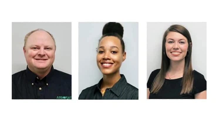 Jay Goughnour, Jasmine Hart and Hayden Davis.