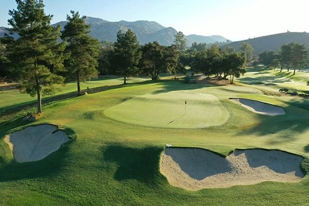 The fourth hole at newly renovated San Vicente Golf Resort.