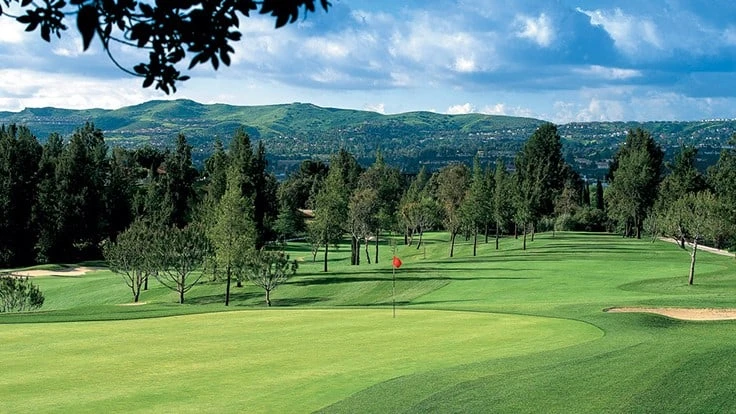 The 5th green at Yorba Linda Country Club.