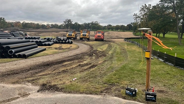 Duninck Golf and architect Tyler Rae are working to solve drainage issues at Northmoor Country Club.