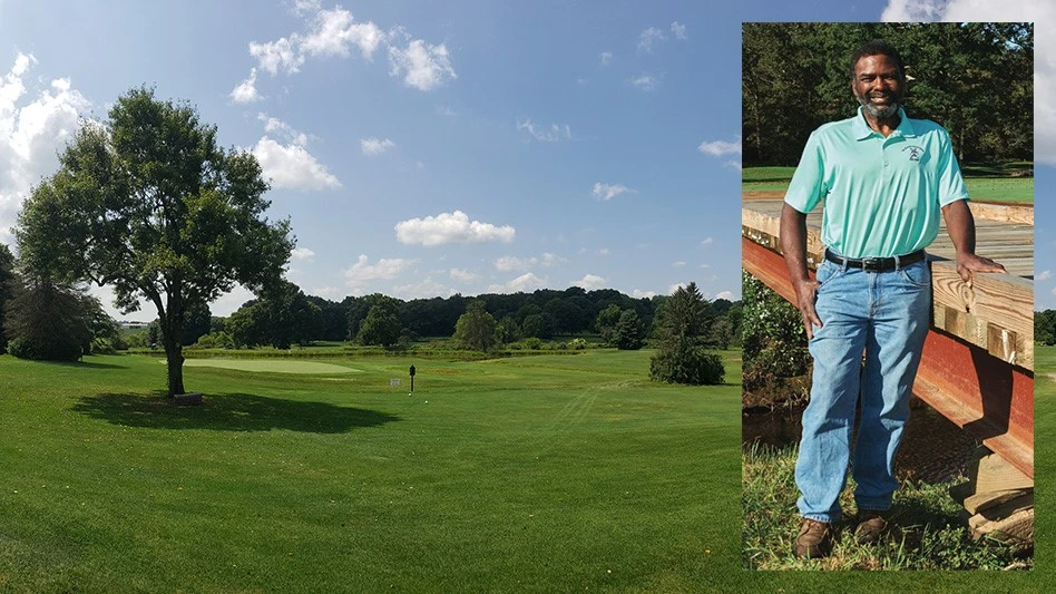 Matt LaWell; inset courtesy of GCSAA