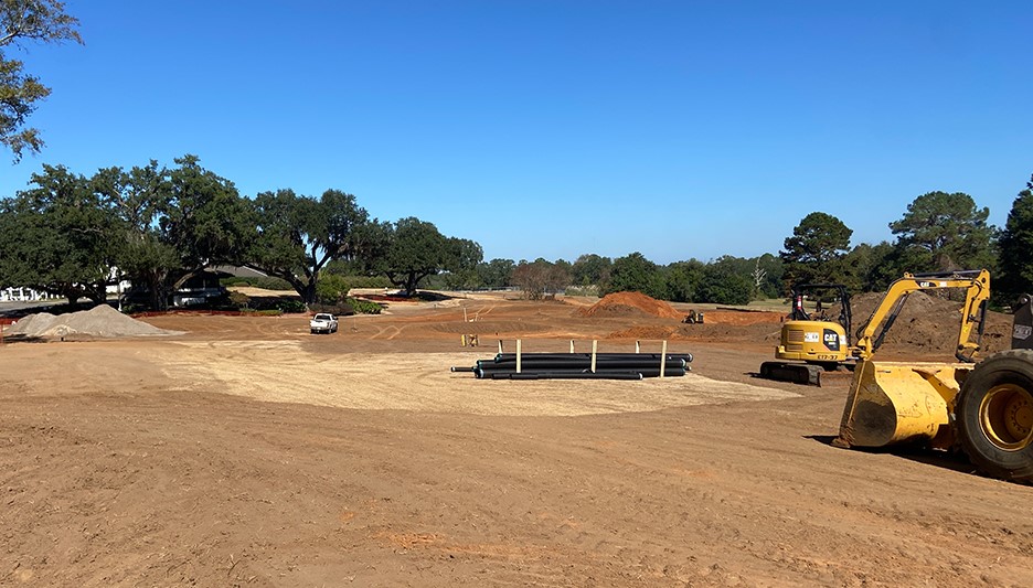 Construction time in Tallahassee Golf Course Industry