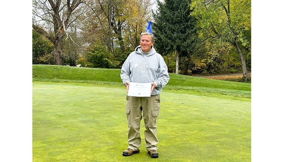 Pine Meadows (Illinois) Golf Club superintendent Scott Denil recently graduated from GreenKeeper University.