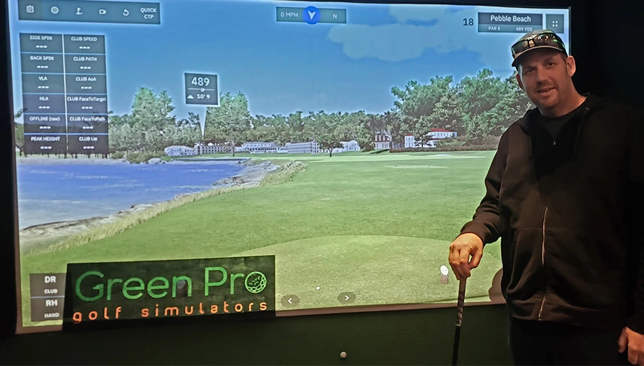Courtesy of Green Pro Golf Simulators