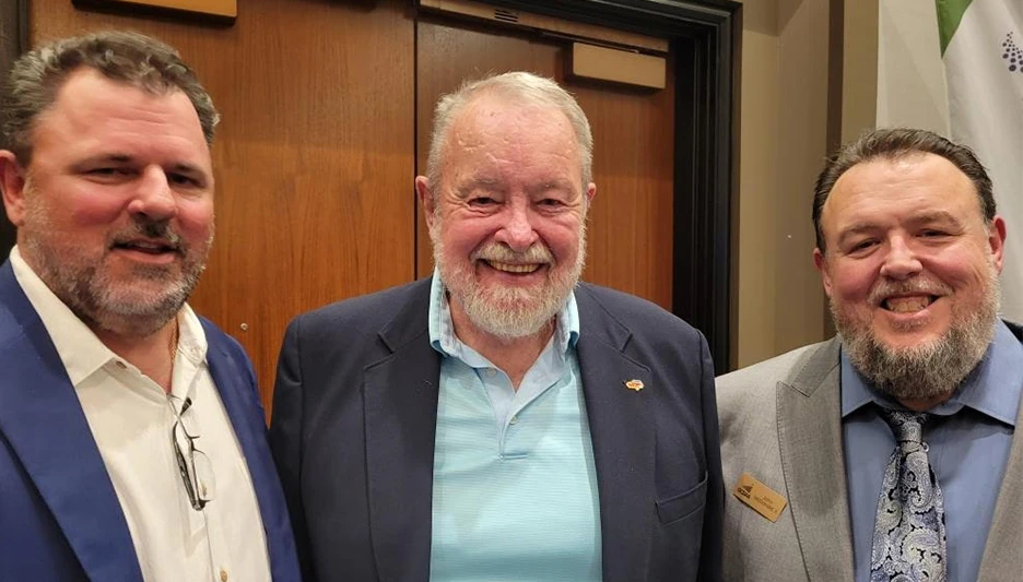 From left: Erik, Chip and John McDonald II.