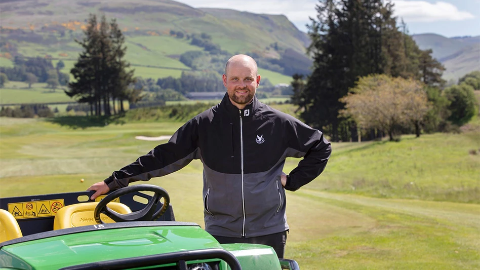 New Gleneagles golf courses manager Stephen Lindsay.