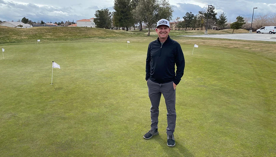 Kirk Christensen is the superintendent and general manager at Green Tree Golf Club in Victorville, California.