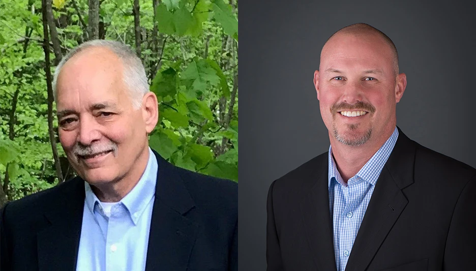 Steve Jedrzejek, left, has retired as Prime Source's proprietary products manager. The company hired Matt Wilkinson, right, to fill the role.