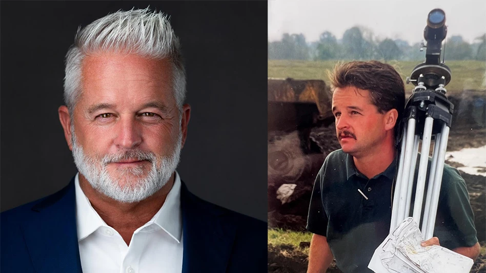 Dr. Jason Lewis today and during his early years with Mid-Ameircan Golf and Landscape.