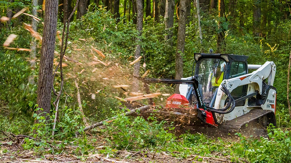 The Disc Hawk forestry attachment launched earlier this year.