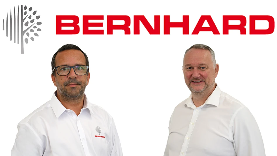 New Bernhard and Company production manager Vitor Gomes, left, and new COO Lee Wade.