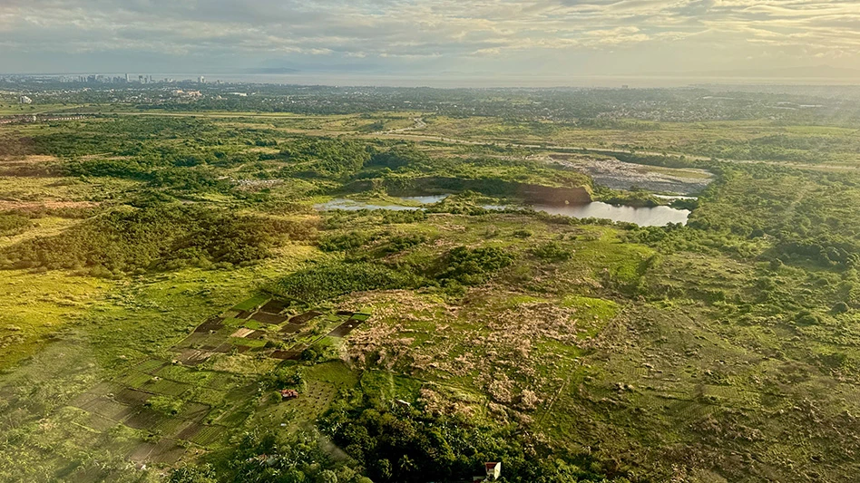 Hundreds of acres of land of what is planned to become Villar City in the Philippines.