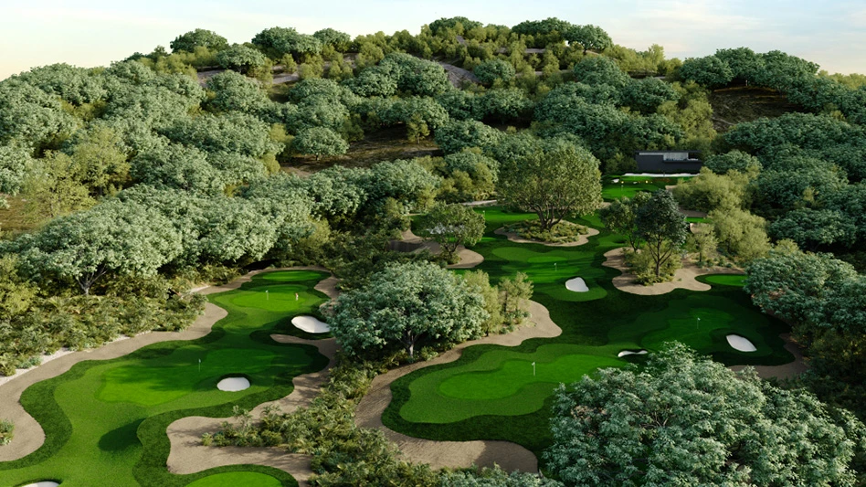 A concept image of the new golf course at The Residences at The St. Regis Papagayo Resort in Costa Rica.