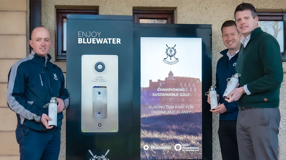 Sandy Reid (Director of Greenkeeping - St Andrews Links Trust), Philip Russell (Chief Purpose Officer Sandy Reid (Director of Greenkeeping - St Andrews Links Trust), Philip Russell (Chief Purpose Officer