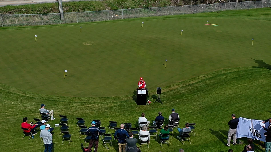 The Back Nine at The Muni ribbon cutting.