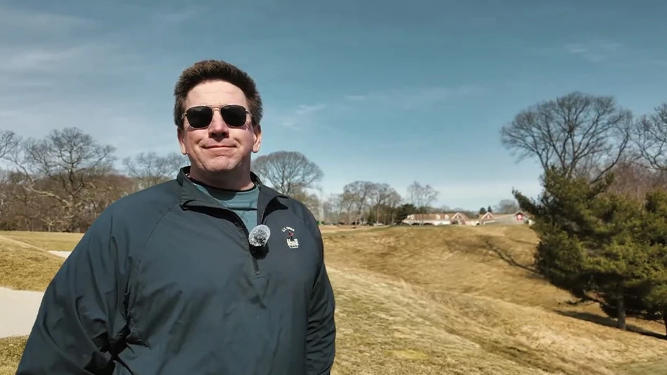 Bethpage State Park director of agronomy Andrew Wilson