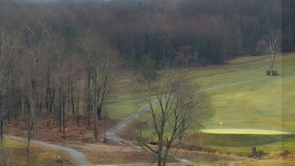 Sullivan County GC's grassy swale near the sixth green