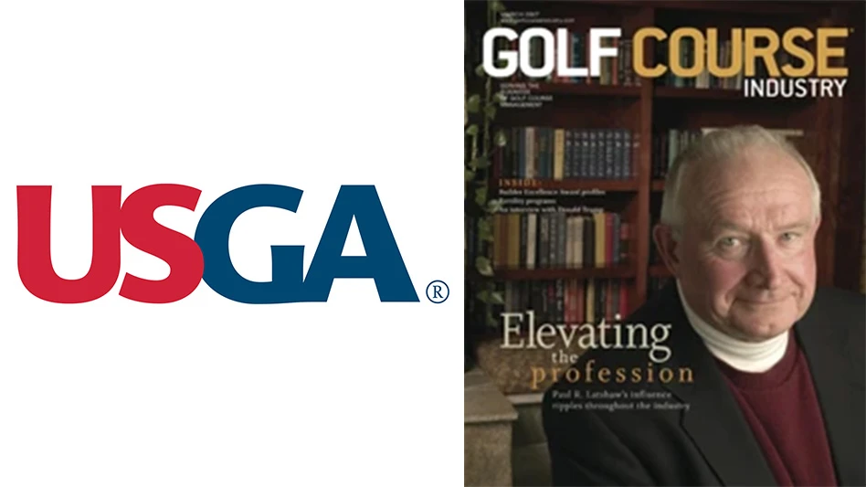 Paul R. Latshaw, next to the USGA logo.