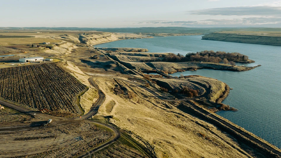An aerial view of the land that will become River Ranch Golf Resort