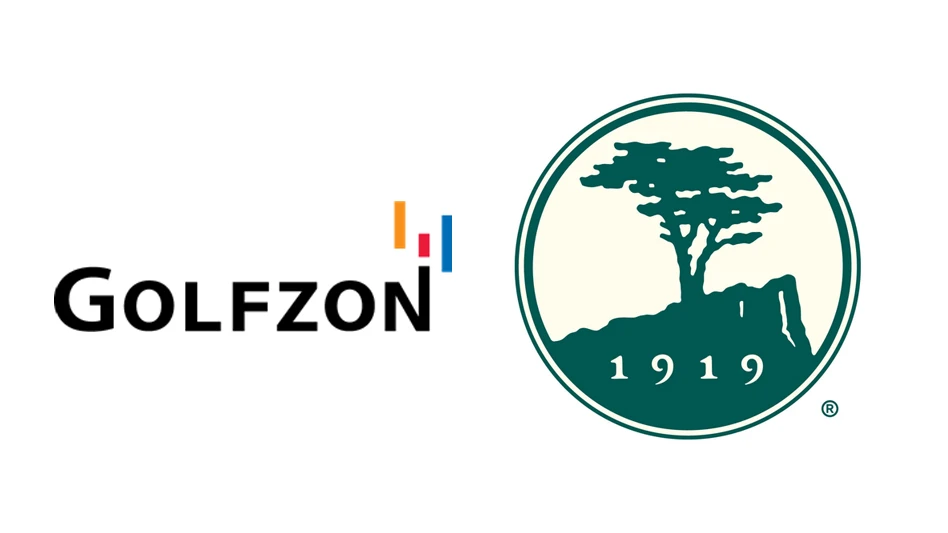 GOLFZON and Pebble Beach Company logo